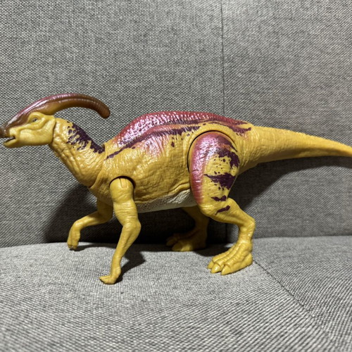 Jurassic World Camp Cretaceous Parasaurolophus figure used, medium size