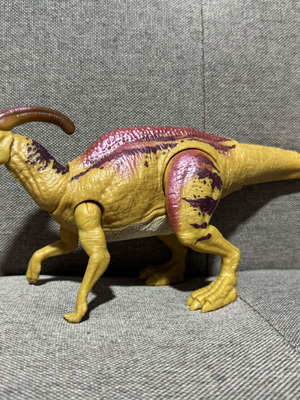 Jurassic World Camp Cretaceous Parasaurolophus figure used, medium size