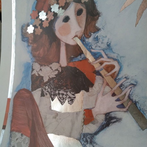 Rosina Wachtmeister silver print 93x62 cm collectible, like new