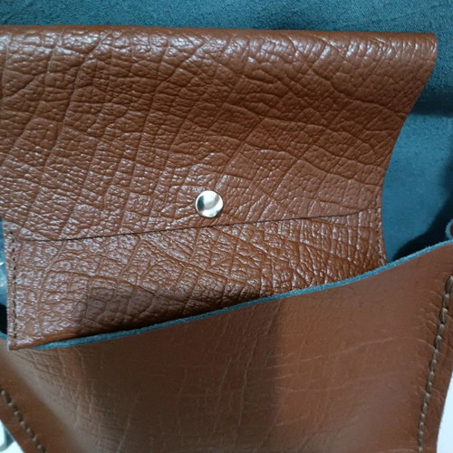 Individual leather shoulder bag new
