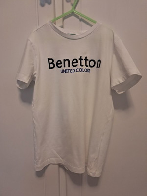 Benetton T-shirt για αγόρι 8 ετών σαν καινούργιο άσπρο