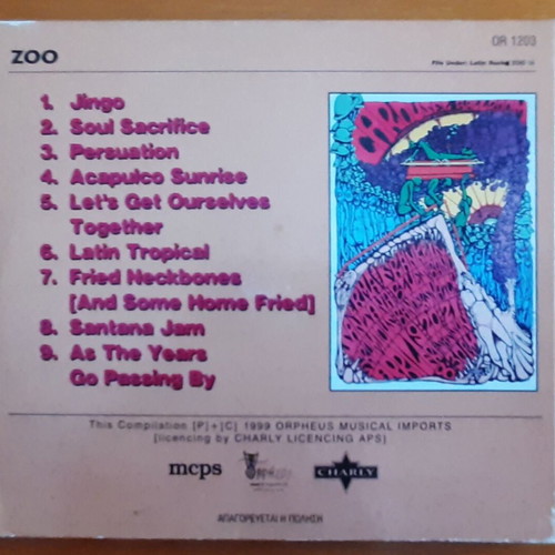 Santana The Early Recordings CD used, rock