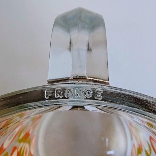 Vintage Luminarc glass jug 70s French Space Age design