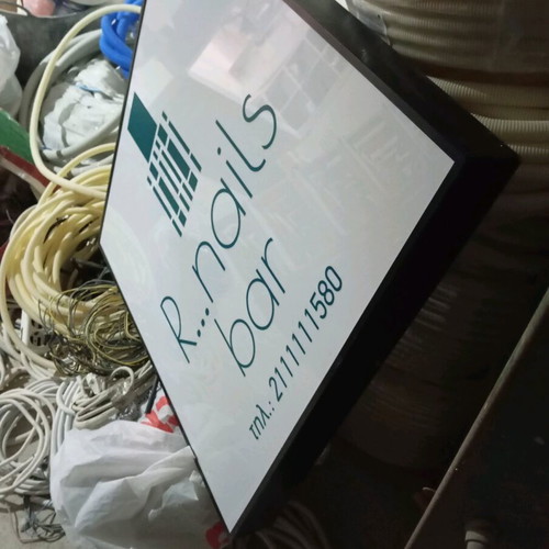 Sign used 1*1 meter