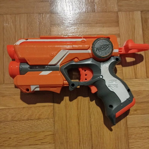 Nerf toy gun used