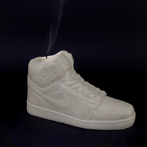 Nike AJ1 sneaker candle made to order, handmade soy wax