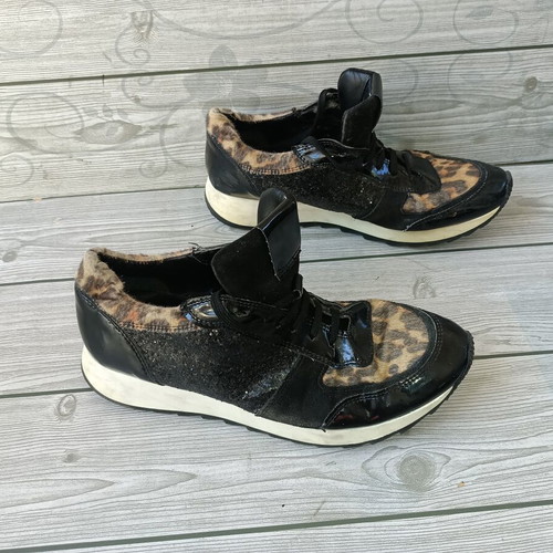 Mark Adam New York leather sneakers size 39 used, black