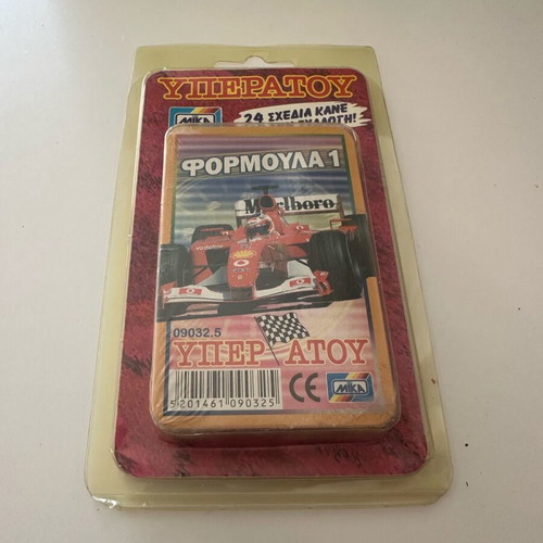 Yperatou "Formula 1" new card game by Mika 90s sealed