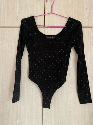Actius bodysuit size L/XL slim fit with studs like new black