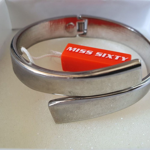 Miss Sixty Jewels bracelet with silver finish, like new, original box