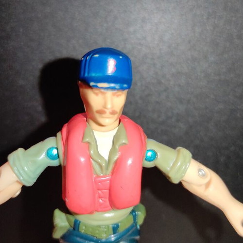 G.I.JOE Cutter (v1) 1984 action figure used, Hasbro