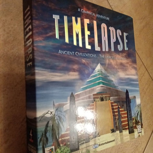 Timelapse PC adventure game used 1996 with manual