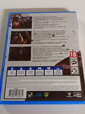 The Walking Dead Definitive Edition PS4 game like new