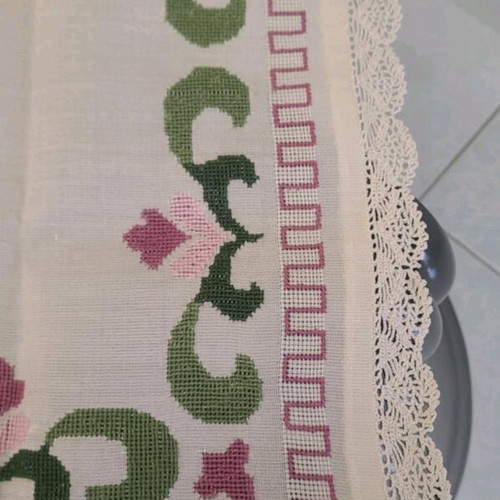 Embroidery new in earthy colors