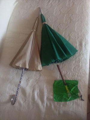Vintage umbrellas like new, ornate from the 1960s