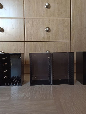 CD cases like new, 2 AVEC (26 slots) and 1 Case Logic (15 slots)