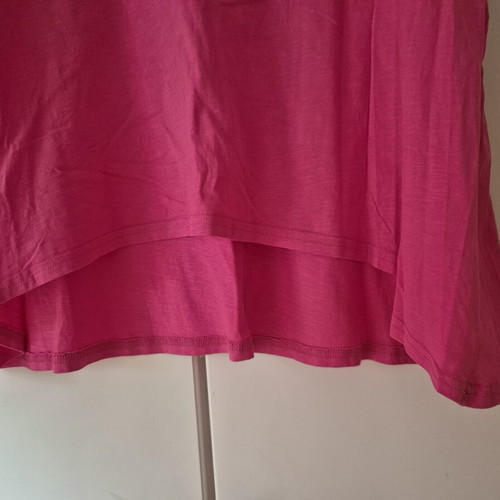 Cotton blouse fuchsia like new, size XXL