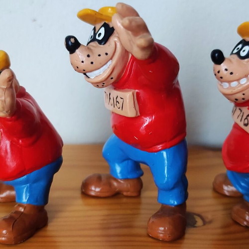 Disney DuckTales Bullyland figurines vintage set used, 8 pcs