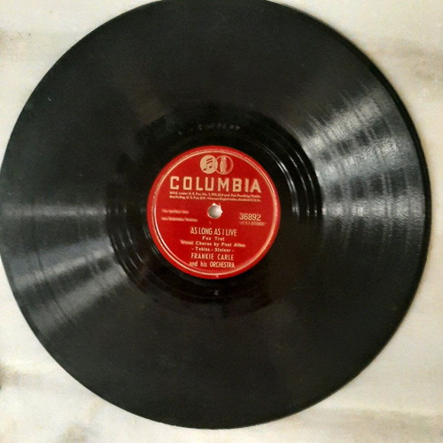 Latin 78 RPM Record Frankie Carle Fox Trot used
