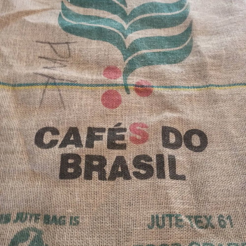 Coffee sack bag Brazil used