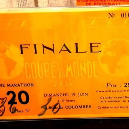 Mundial 1930, '34, '38 Official Replica Tickets New