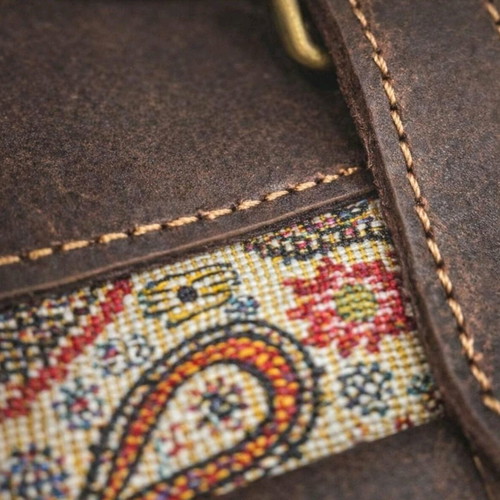 Handmade backpack new from genuine leather, Greek craftsmanship