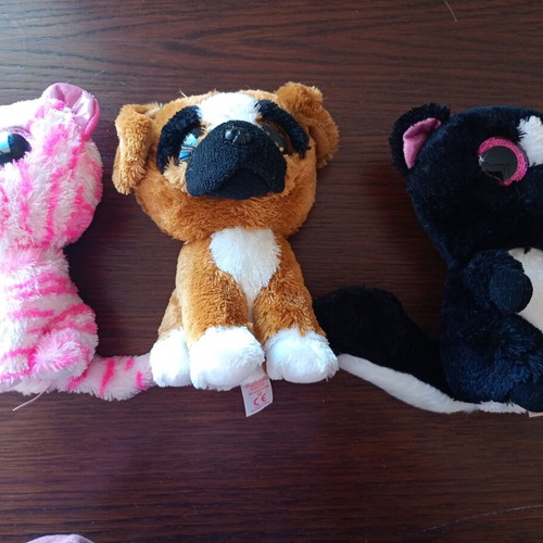 Ty Beanie Boos collection, 25 pieces with tags, plus 3 small hangers and fur ball