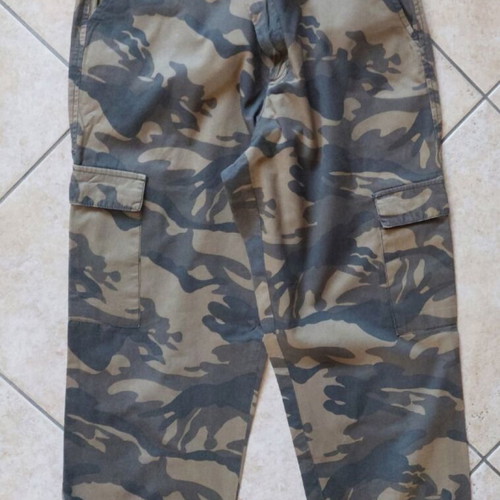 Stradivarius Cargo Jogger Pants L Lightweight Camouflage