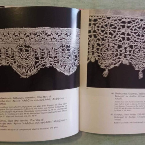 Greek Threadwork Bobbin Lace book like new by Tatiana Ioannou-Yannara