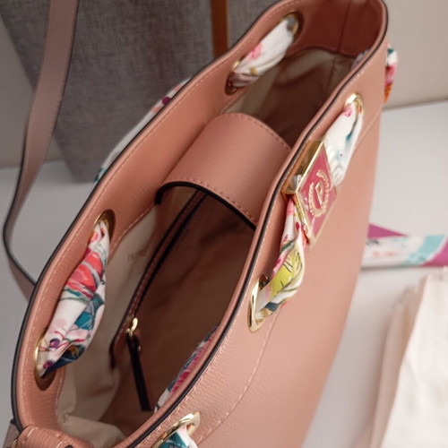Pollini crossbody bag new, dusty apple color