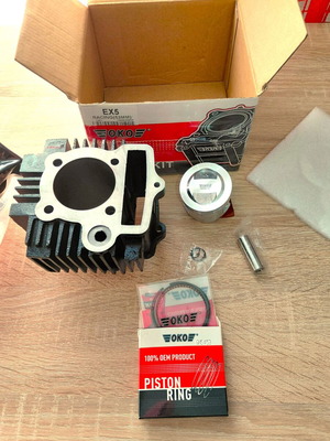 Cylinder piston 53mm OKO new for Honda Astrea and similar models