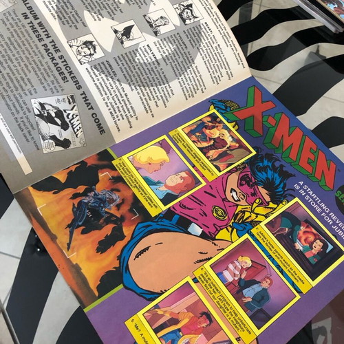 X-Men ‘92 Jim Lee Sticker Album like new with 156 stuck stickers