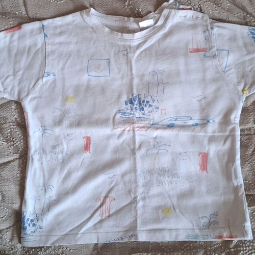 Set of 4 t-shirts like new, size 3 years, Zara, Mothercare, Mayoral, Trax