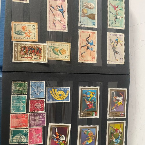 Stamps like new with album