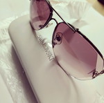Swarovski swk sun sk006 16z sunglasses new pink and purple