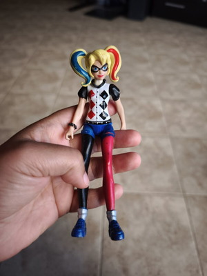 Harley Quinn Mattel DC figure used, 2015-2016, 16cm