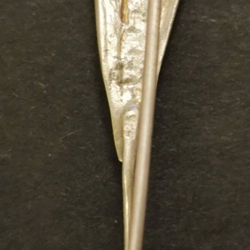 Silver 925 handmade earrings with olive leaf like new