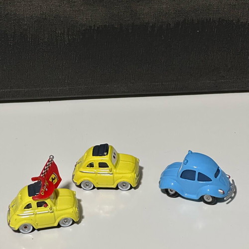 Disney Cars metal toy cars set of 3 like new
