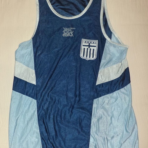Asics 1989 Greece National Track Team Jersey used