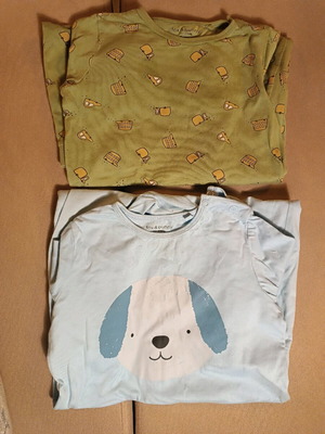 Fox & Bunny jumpsuits used, pack of 2 pieces 92cm/1.5-2y