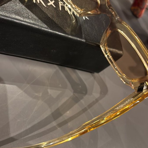 Oscar x Frank Sunglasses like new, clear yellow-orange