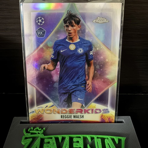 2025-26 Topps Chrome UEFA Club Competitions #WK-17 Reggie Walsh Wonderkids card