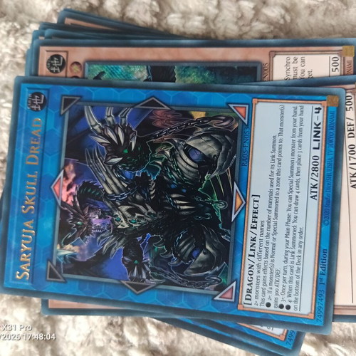 Yu-Gi-Oh Saryuja Skull Dread V.2 Ultra Rare card like new