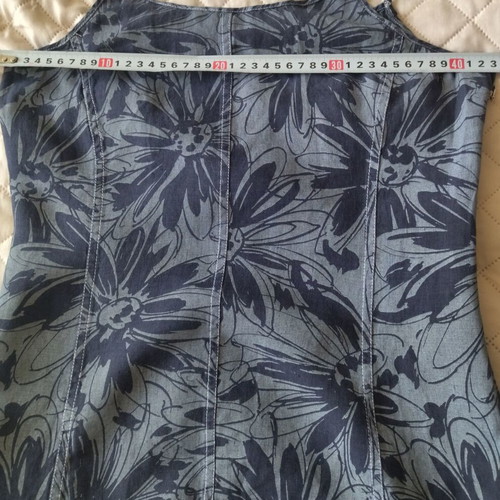 Pennyblack women's dress like new, summer, zip closure, size L, gray and blue