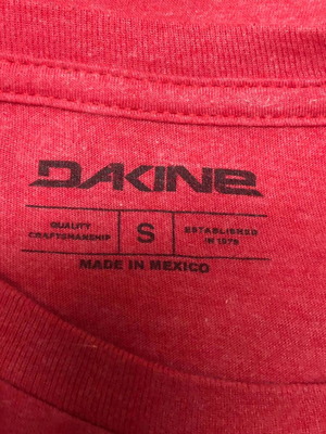 Dakine blouse used, size S, red
