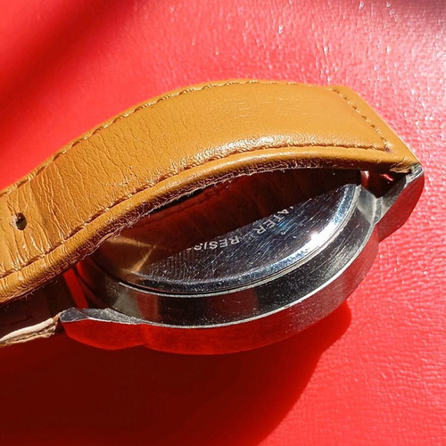 Geneva wristwatch battery powered used, large size