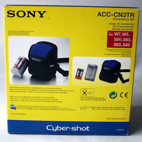 Sony Accessory Kit ACC-CN3TR Cyber-shot για DSC W7 W5 S90 S80 S60 S40 καινούργιο
