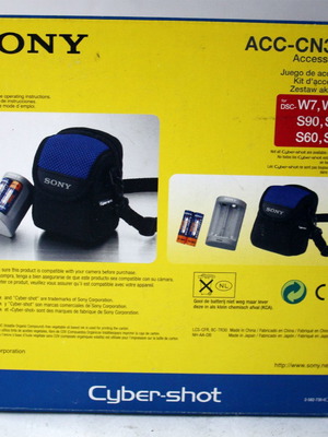 Sony Accessory Kit ACC-CN3TR Cyber-shot για DSC W7 W5 S90 S80 S60 S40 καινούργιο
