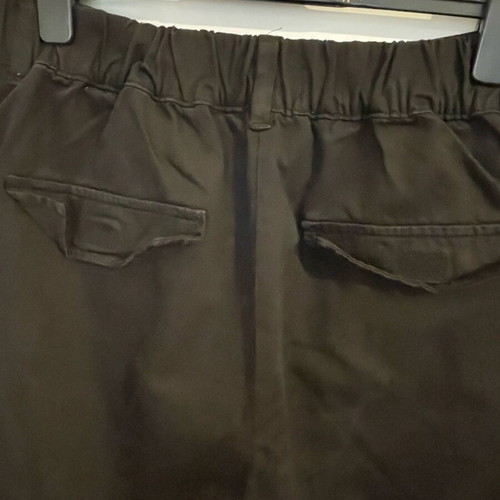 Bershka γυναικεία cargo παντελόνια 42 σαν καινούργια, μαύρα με ασημένιες λεπτομέρειες