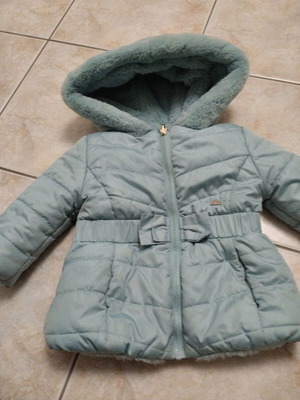 Mayoral jacket 12 months reversible used